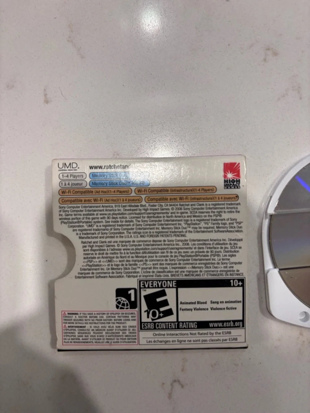 Nintendo Ratchet & Clank: Size Matters - Black and Pink Greatest Hits Sleeve